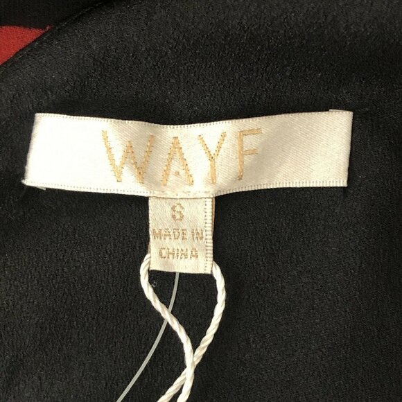 WAYF Size S Krista Zebra Print Open Back Camisole Dress In Red Black Zebra NWT - Picture 5 of 5